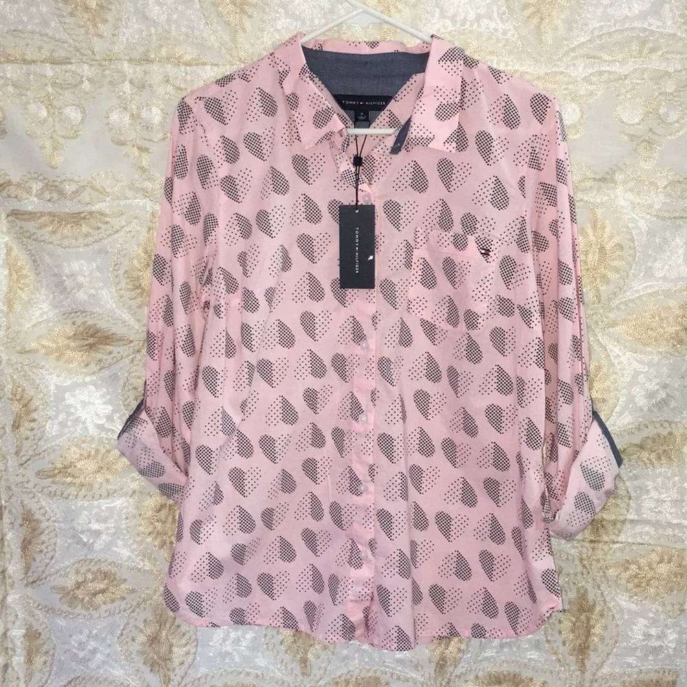 Roll-top button-Up shirt